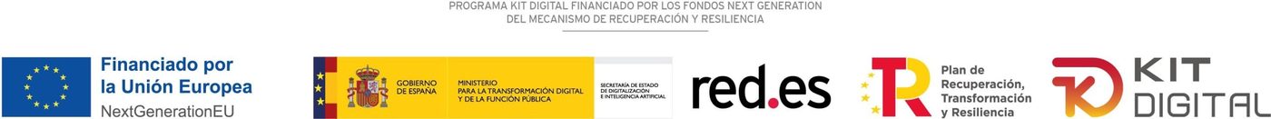 Financiado por la Unión Europea NextGenerationEU. Plan de Recuperación,
                  Transformación y Resiliencia. Red.es. Kit Digital.